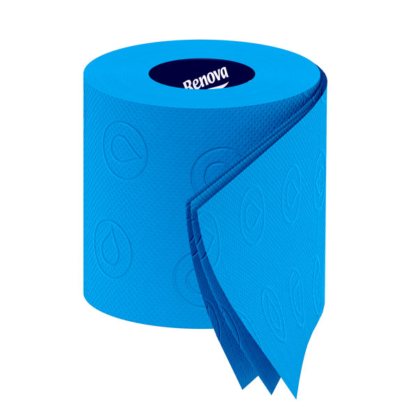 Renova Blue Toilet Paper - Red Candy