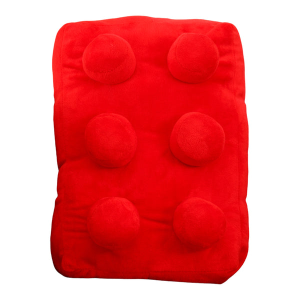 Building Brick Cushion Red