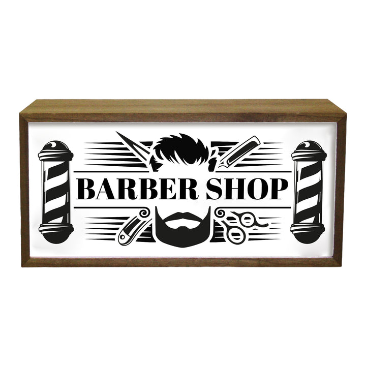 Light Box Barber Shop Sign Additional 1