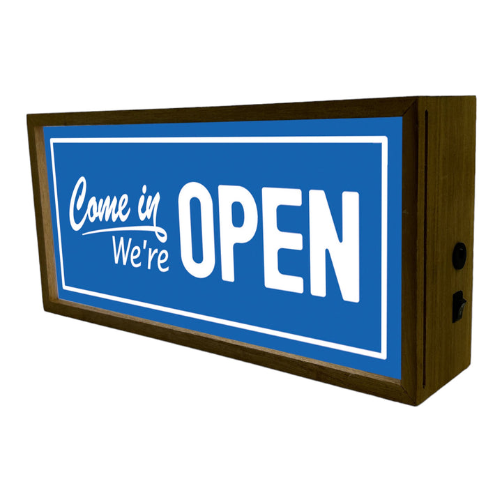 Light Box Come In We're Open Sign Additional 2