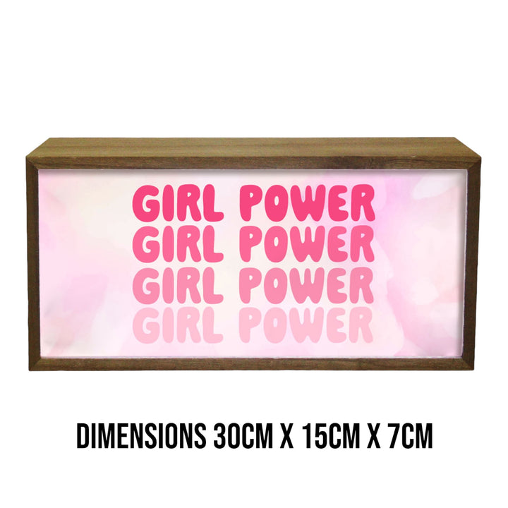 Light Box Girl's Room Girl Power Additional 5