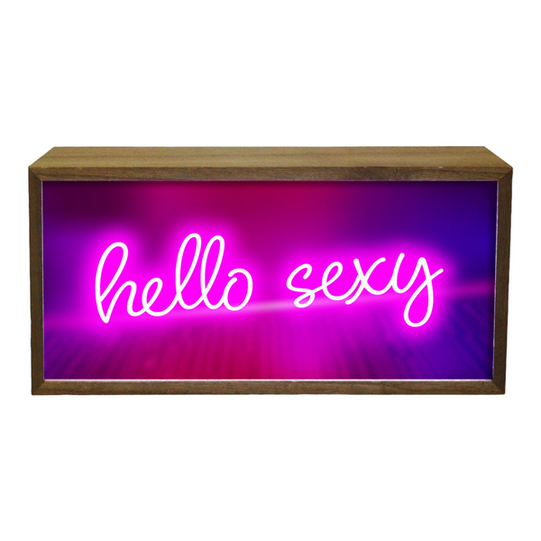 Light Box Home Hello Sexy