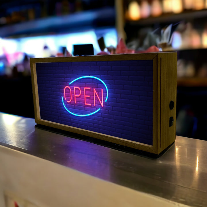 Light Box Open Neon Sign Additional 2