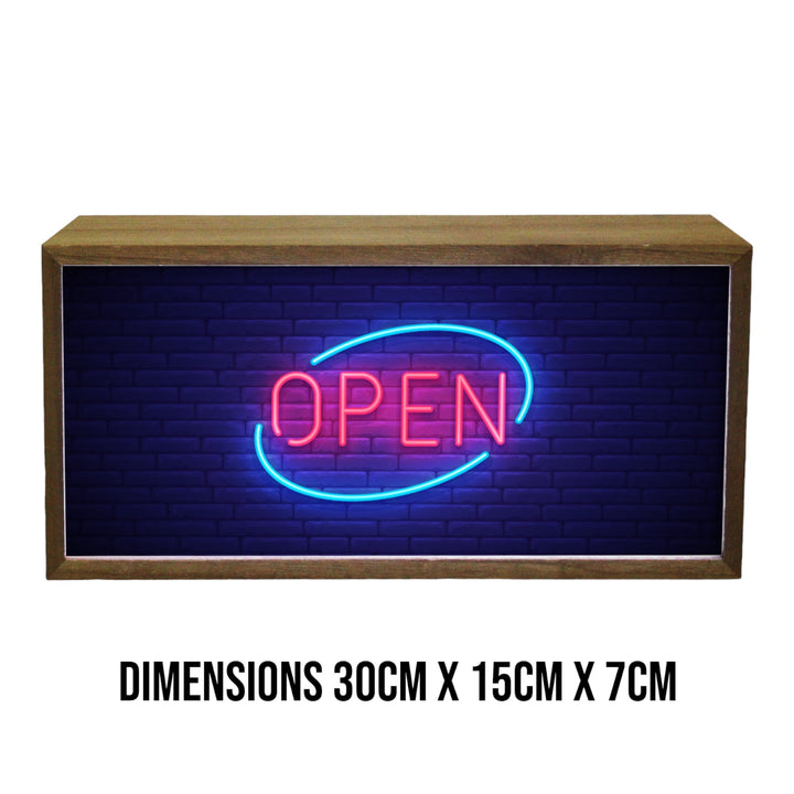 Light Box Open Neon Sign Additional 4