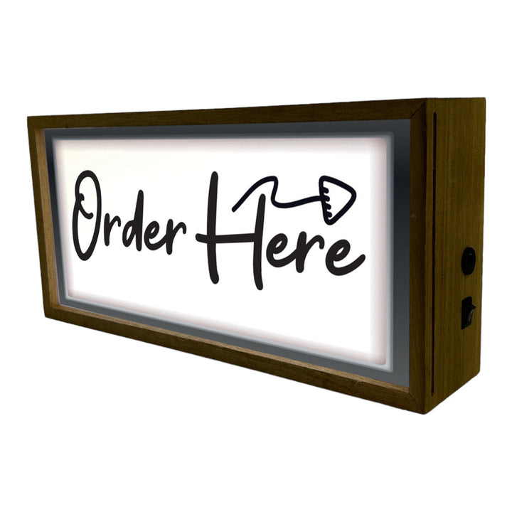 Light Box Order Here Sign Additional 1