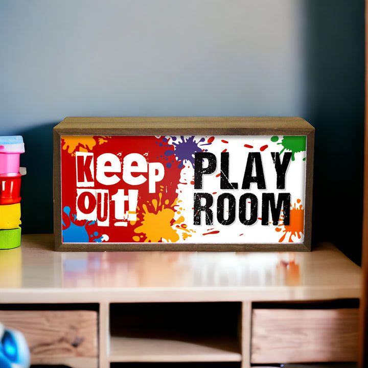 Light Box Kid's Room Keep Out Play Room Additional 1