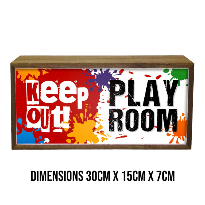 Light Box Kid's Room Keep Out Play Room Additional 4