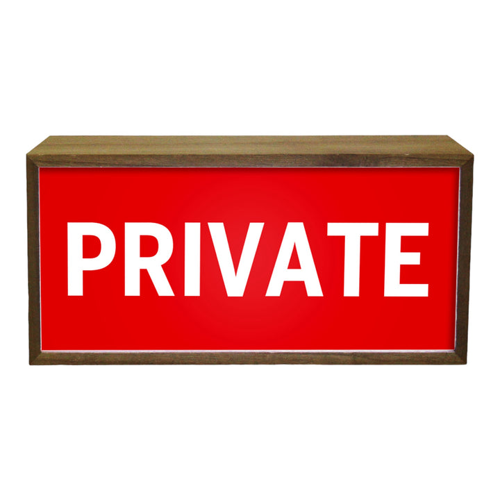 Light Box Private Sign Additional 3