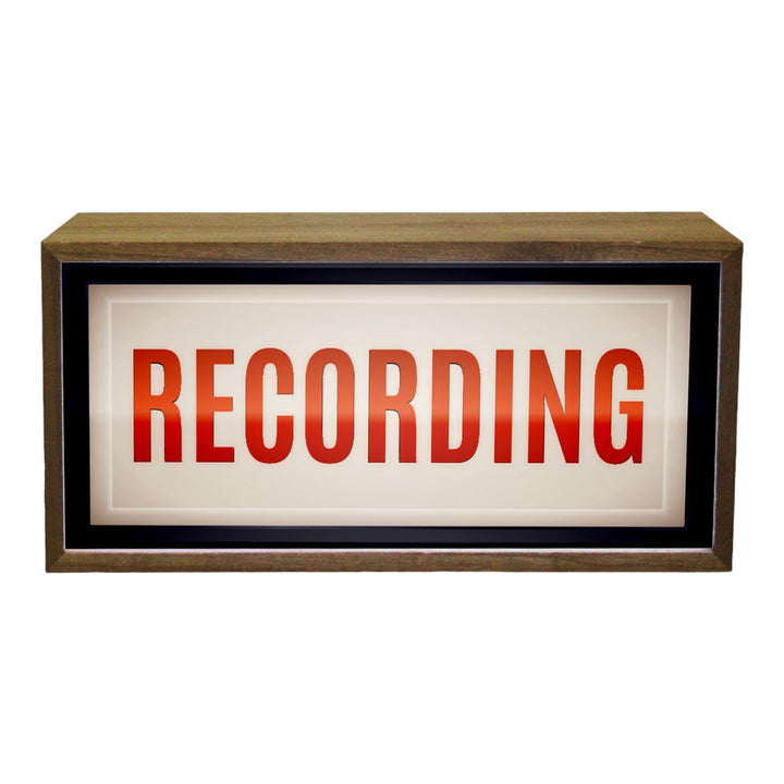 Light Box Recording Sign Additional 5