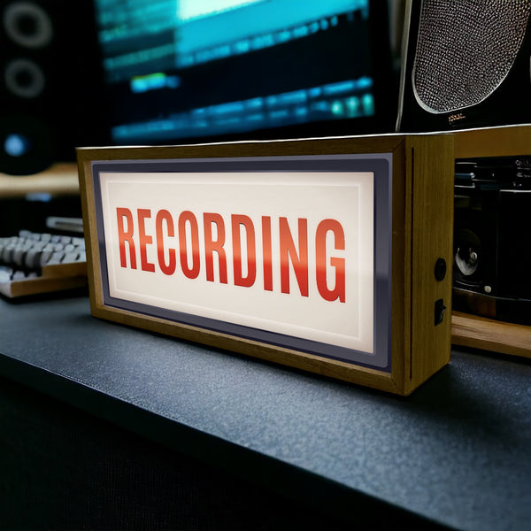 Light Box Recording Sign