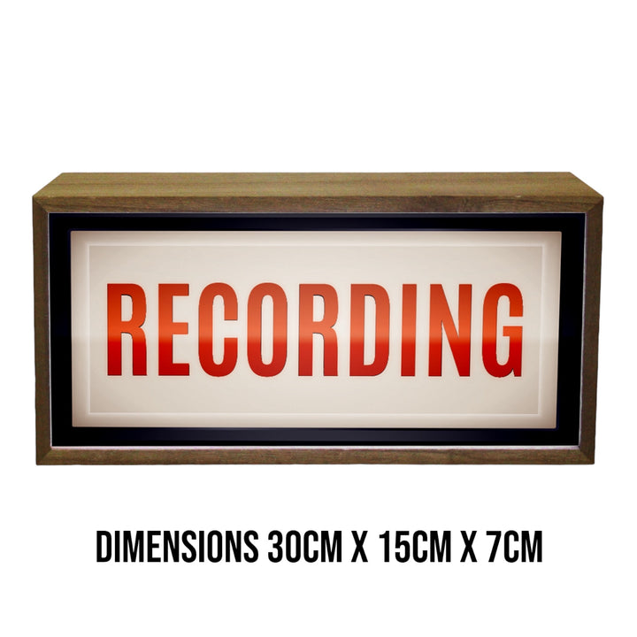 Light Box Recording Sign Additional 3