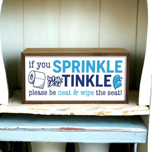 Light Box Home Sprinkle Tinkle Toilet