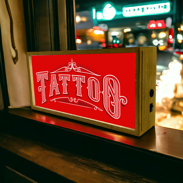 Light Box Tattoo Parlour Sign