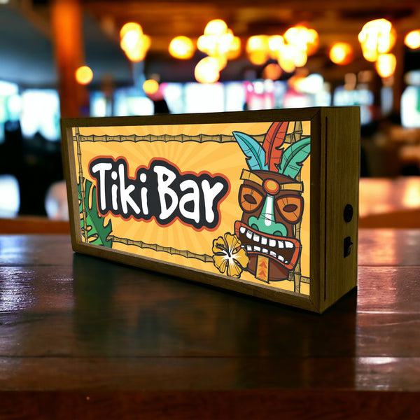 Light Box Home Tiki Bar