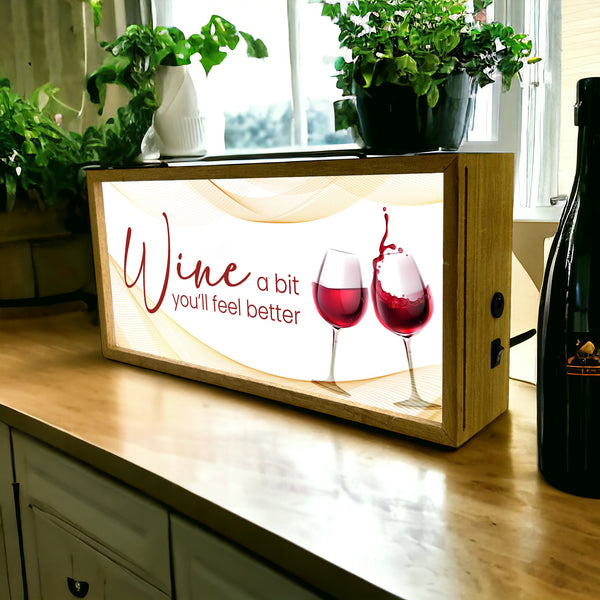 Light Box For Home Wine A Bit Feel Better