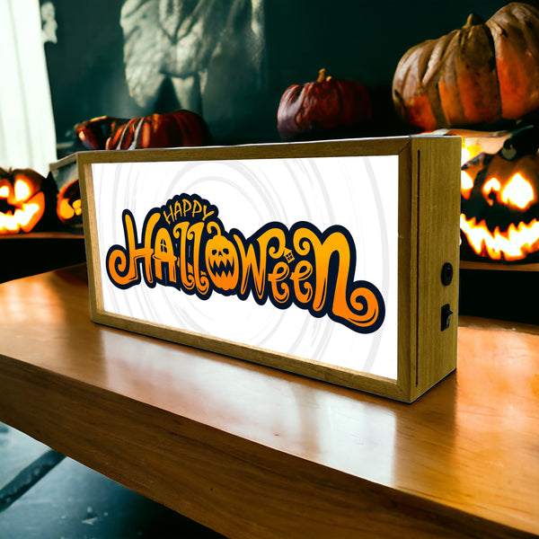 Light Box Home Happy Halloween