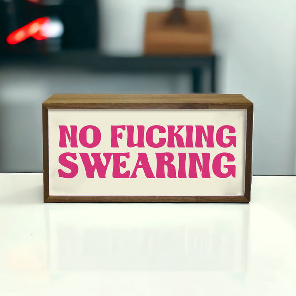 Light Box Home No Fu….ing Swearing