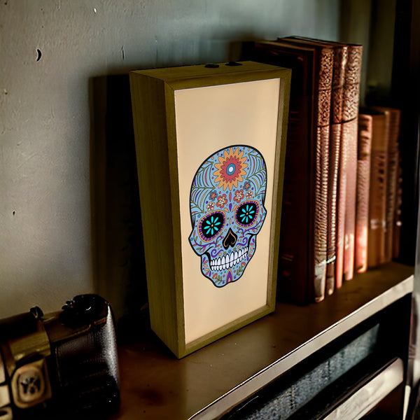 Light Box Home Skull