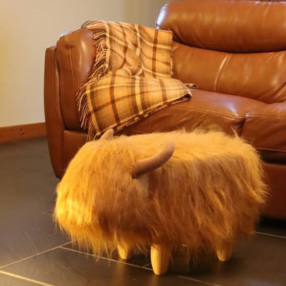 Hamish the Highland Cow Footstool Additional 2