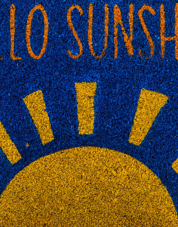 Hello Sunshine" Colourful Doormat Additional 2