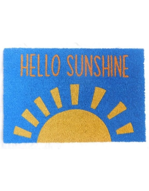 Hello Sunshine" Colourful Doormat Additional 1