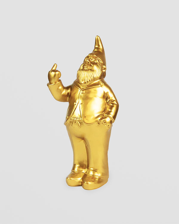 Up Yours Gnome Money Bank - Gold