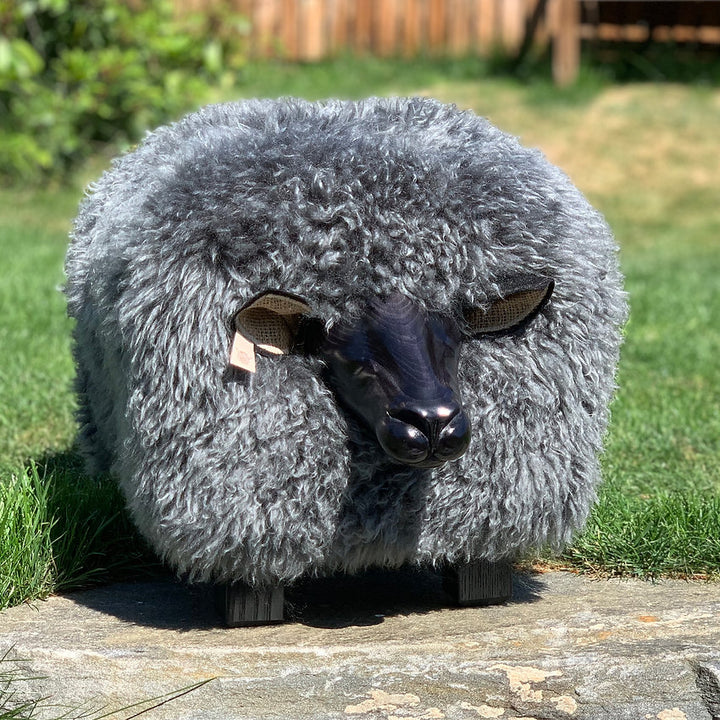 Curly Grey the Sheep Footstool Additional 2
