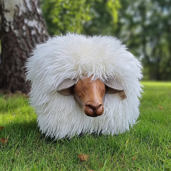 Curly Ivory the Sheep Footstool Additional 1