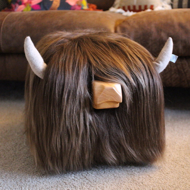 Ash the Highland Cow Footstool Additional 2