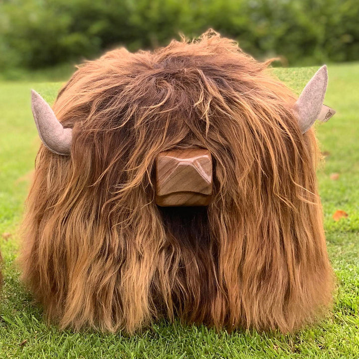 Chestnut the Highland Cow Footstool Additional 2