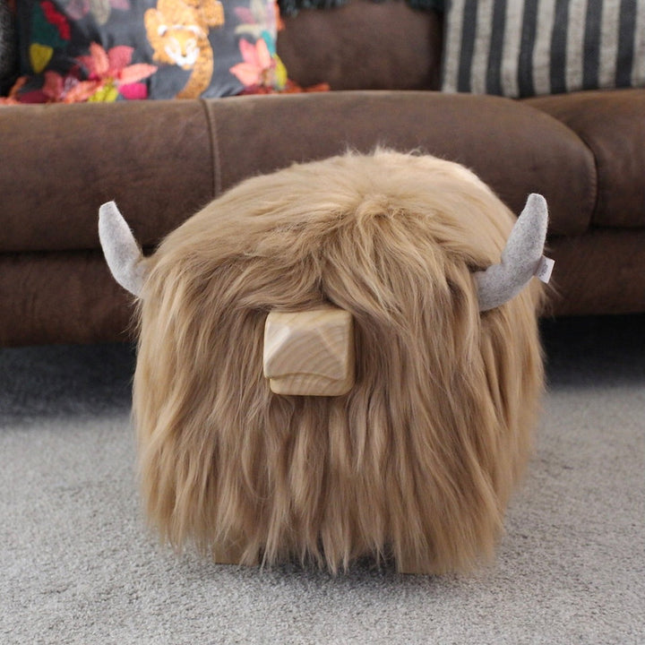 Butterscotch the Highland Cow Footstool Additional 4