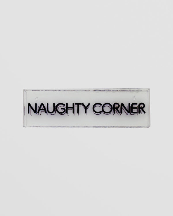 Naughty Corner LED Neon Lightbox