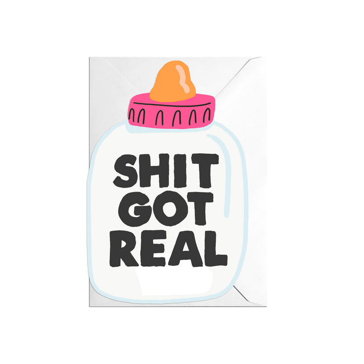 Baby Got Real – Die Cut Greeting Card Additional 1