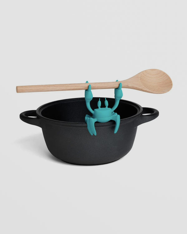 Crabby Spoon Holder - Aqua