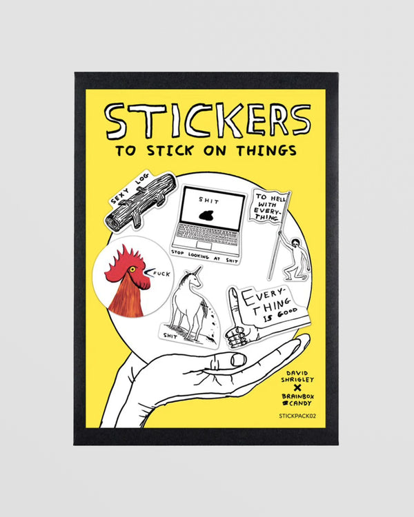 David Shrigley Vinyl Stickers Vol 2