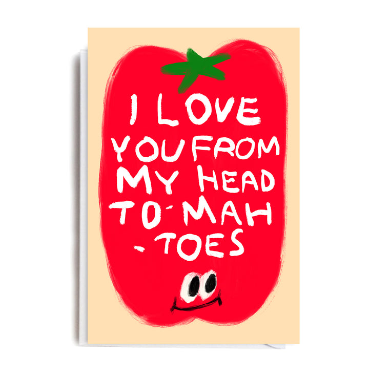 To-MAH-Toes – Greeting Card Additional 1