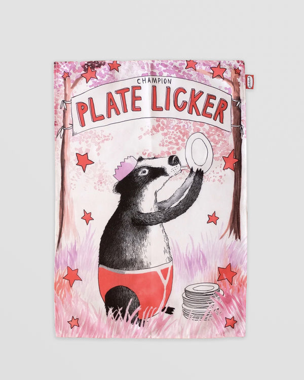 Plate Licker Tea Towel