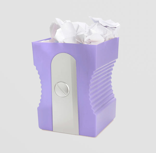 Purple Sharpener Waste Bin