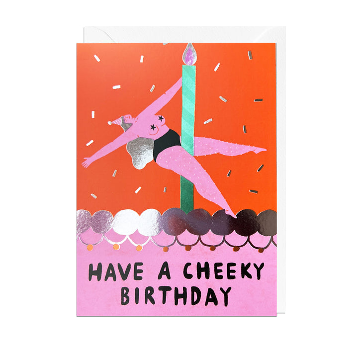 Cheeky Birthday – Foil Greeting Card Additional 1