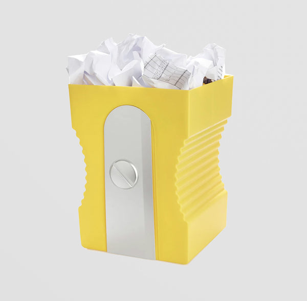 Yellow Sharpener Waste Bin