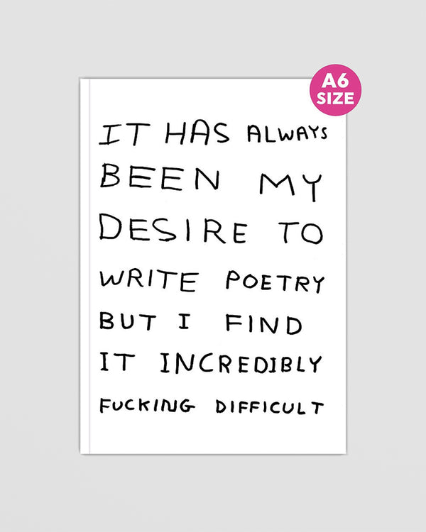 Write Poetry A6 Notebook