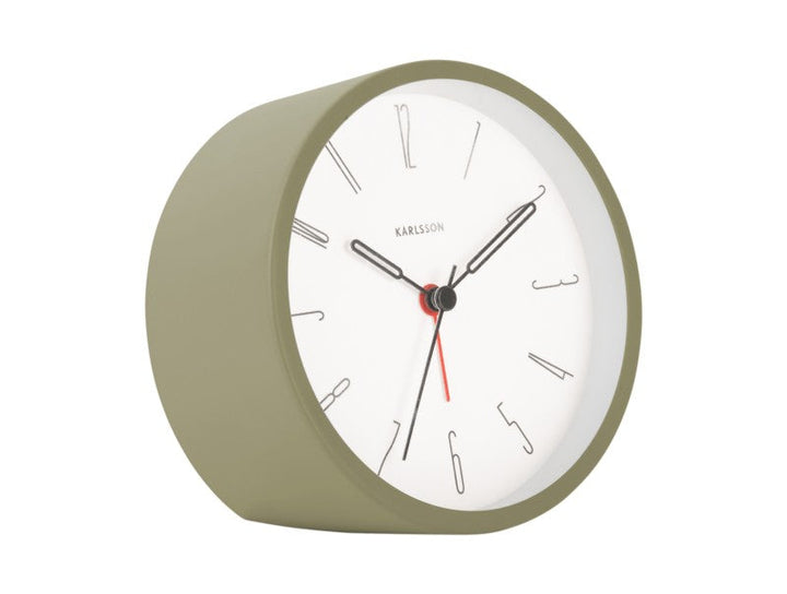 Alarm Clock Belle Numbers - Moss green Additional 4