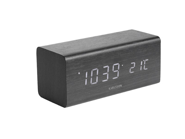 Alarm Clock Block - Black