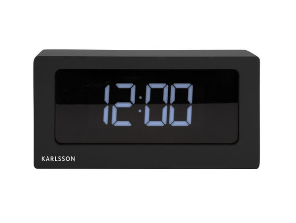 Alarm Clock Boxed LED - Black