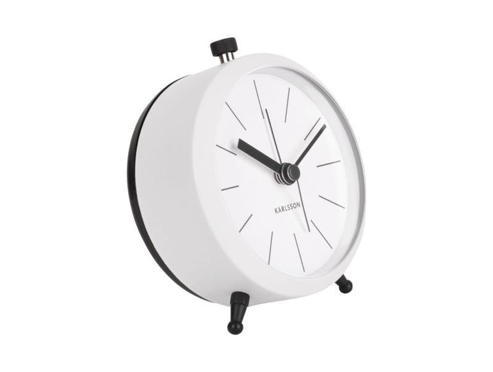 Alarm Clock Button - White Additional 2