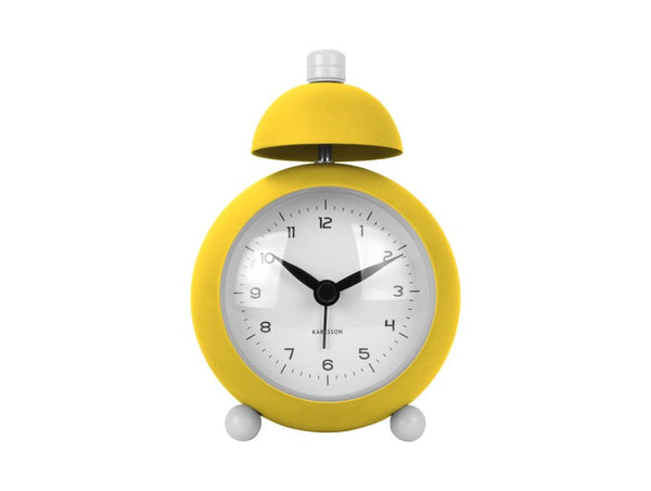 Alarm Clock Chaplin - Bright yellow