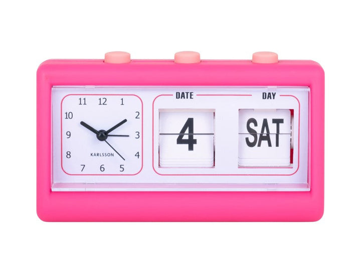 Alarm Clock Data Flip - Bright pink Additional 1