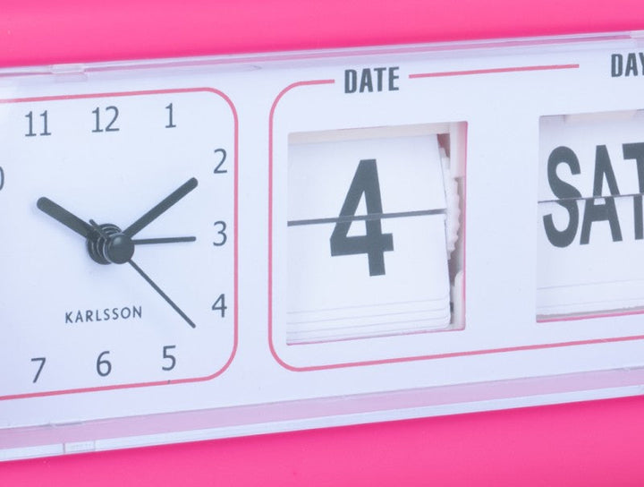 Alarm Clock Data Flip - Bright pink Additional 2