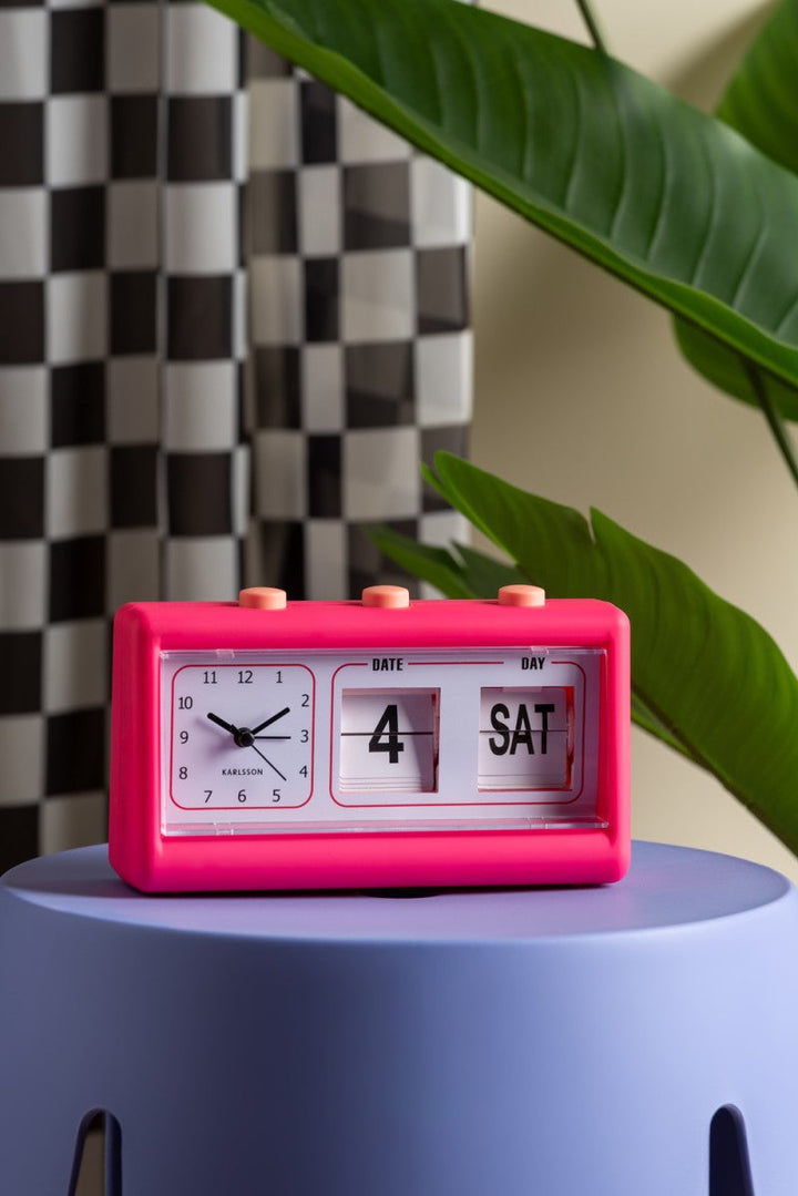 Alarm Clock Data Flip - Bright pink Additional 5