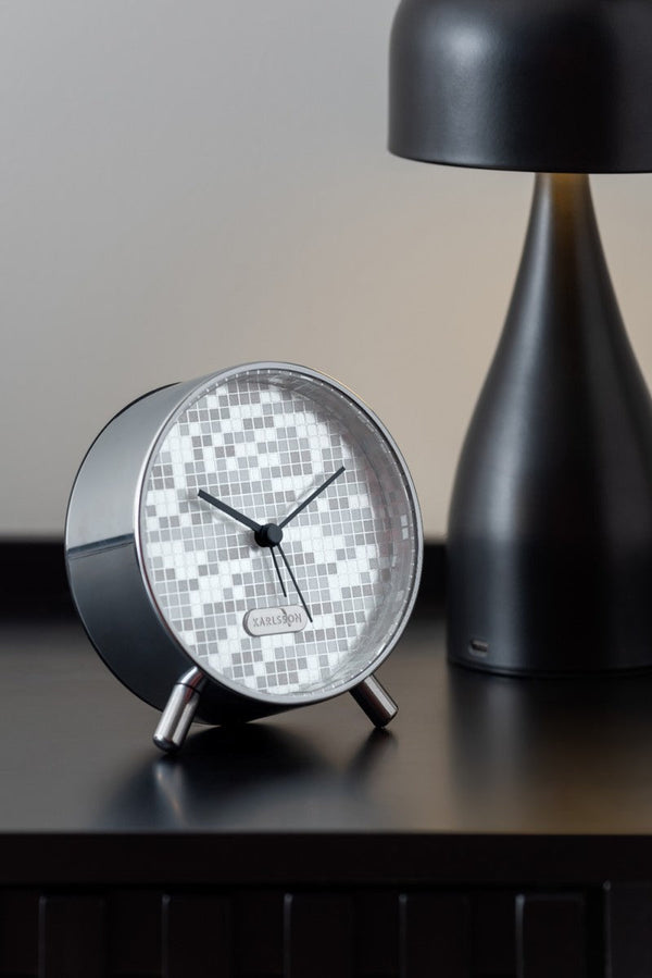 Alarm Clock Disco - Silver